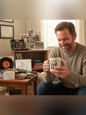 Eccolo Cream and Tan 'You're the Best Dad' Mug